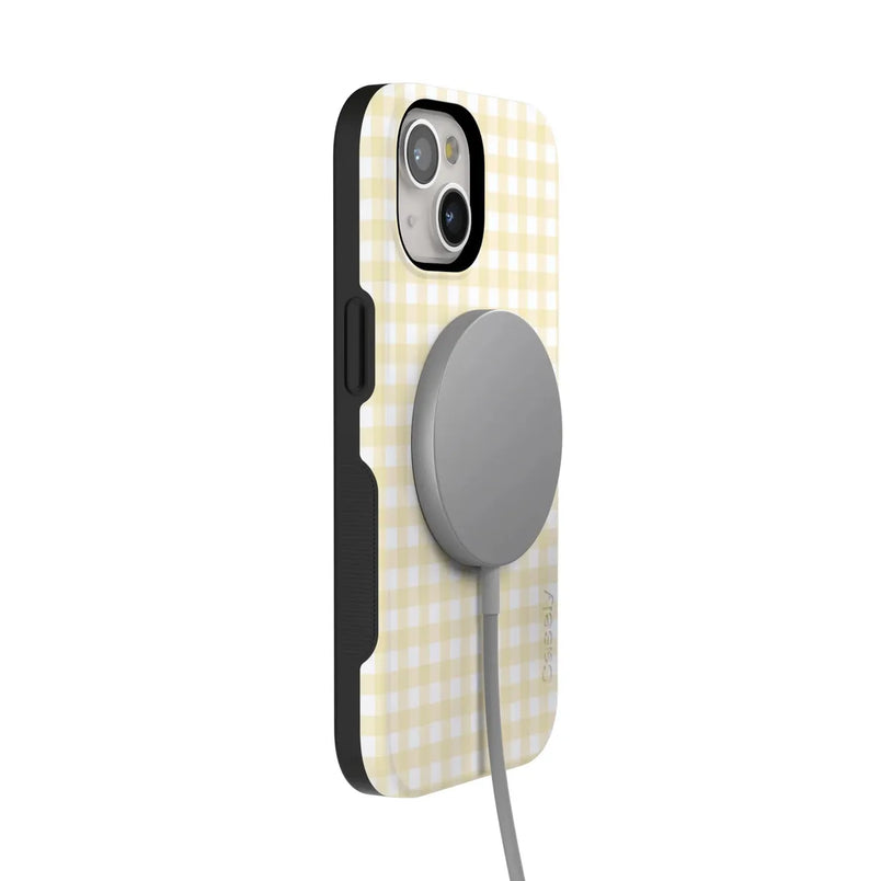 Pastel Picnic | Yellow Gingham Case