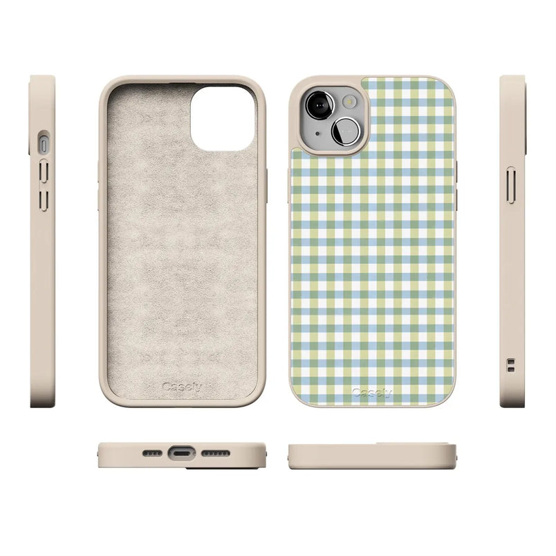 Pastel Picnic | Blue & Green Gingham Case