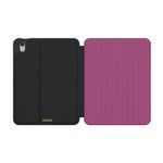 Stripes and the City | Pink & Purple Pinstripe iPad Case