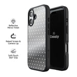 On the Dot | White Polka Dot Case