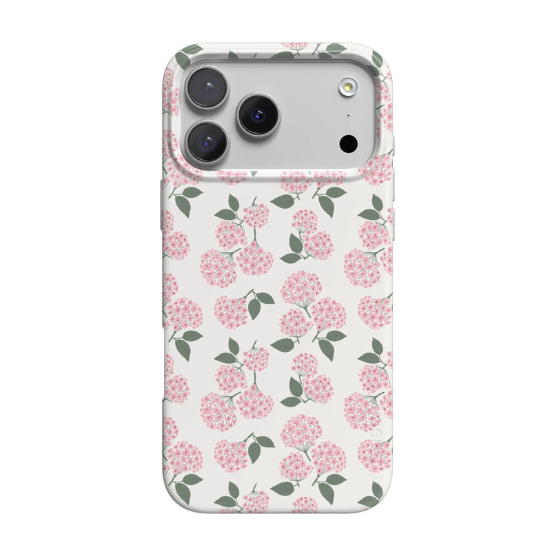 Nantucket Cottage | Pink Hydrangea Case - iPhone 17 Pro