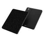 On the Dot | Black Polka Dot iPad Case