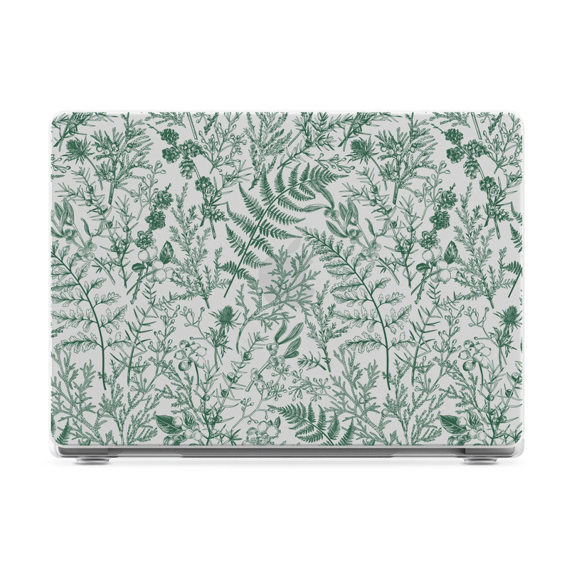 Sage Garden | Green Floral Laptop Shell - 14" MacBook Pro