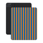 Go New York | Blue & Orange Stripes iPad Case - iPad Pro 12.9" (M2, 2022)