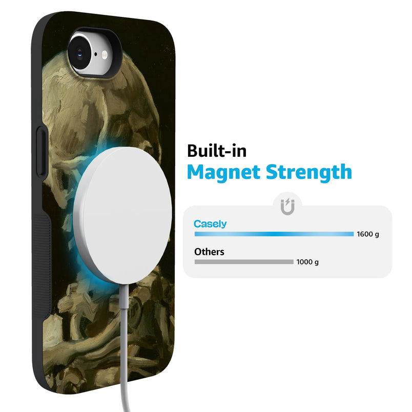 Van Gogh | Head of a Skeleton with a Burning Cigarette Phone Case