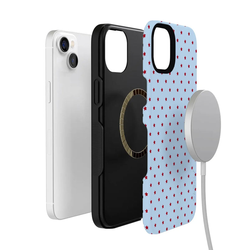Tiny Stars | Red & Blue Case