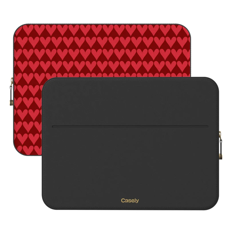 Crazy in Love | Red Hearts Laptop Case