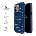 On the Dot | Navy Polka Dot Case