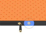 On the Dot | Orange Polka Dot Laptop Case