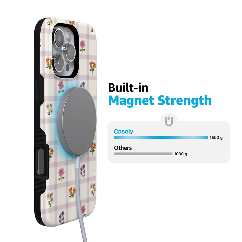 Meadow Check | Floral Gingham Case