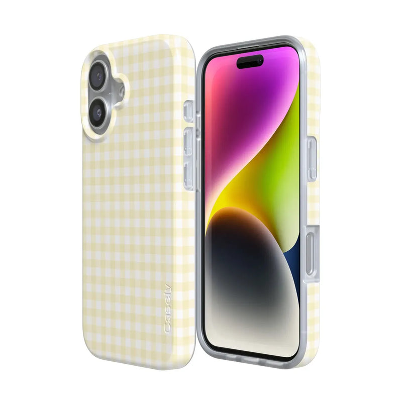 Pastel Picnic | Yellow Gingham Case