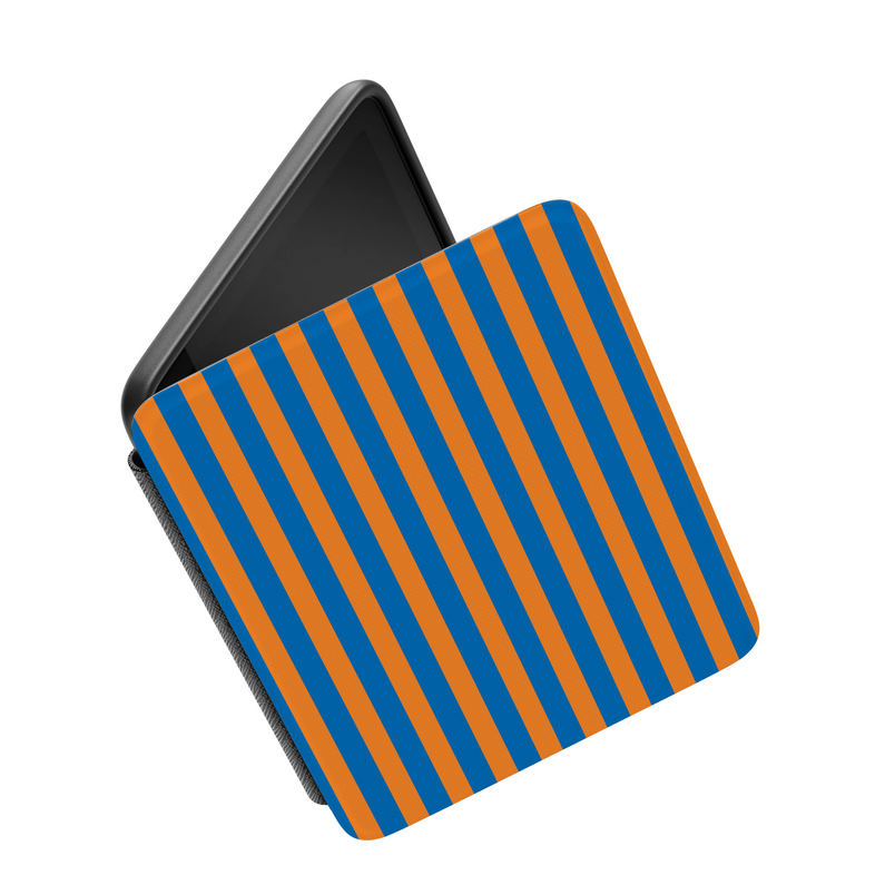 Go New York | Blue & Orange Stripes Kindle Case