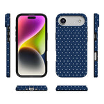 On the Dot | Navy Polka Dot Case