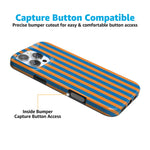 Go New York | Blue & Orange Stripes Case