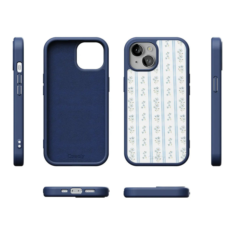 Cottage Stripe | Blue Floral Case