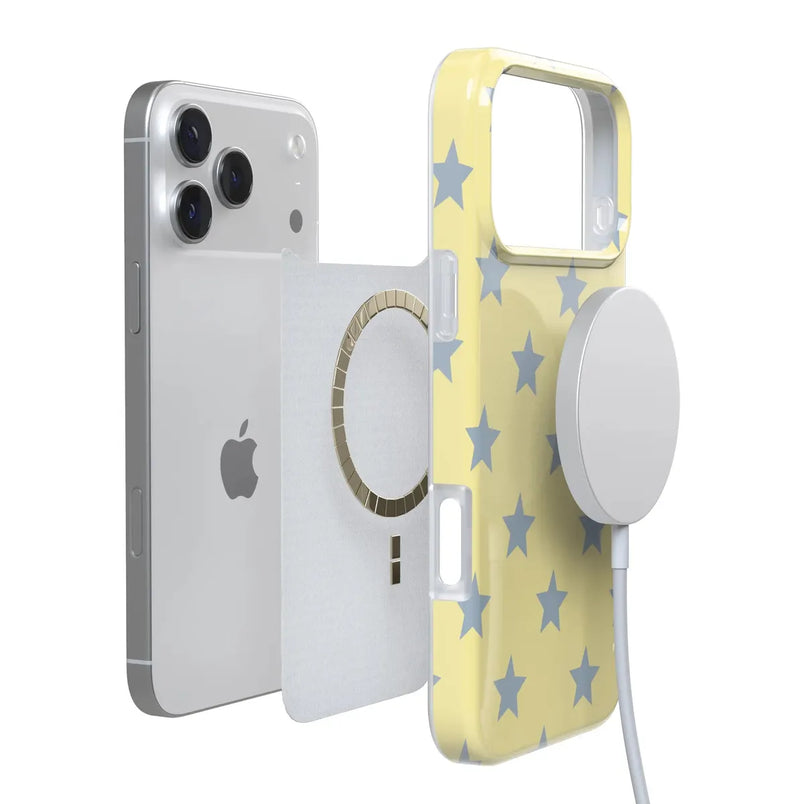 Shine Bright | Butter Yellow Stars Case