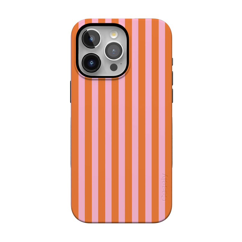 Perfect Stripes | Orange & Pink Stripes Case - iPhone 13 Pro