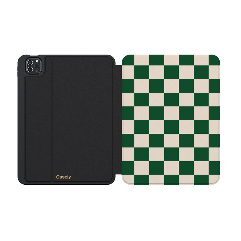 Fit Check | Green Checkerboard iPad Case