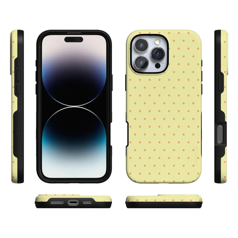 On the Dot | Yellow Polka Dot Case
