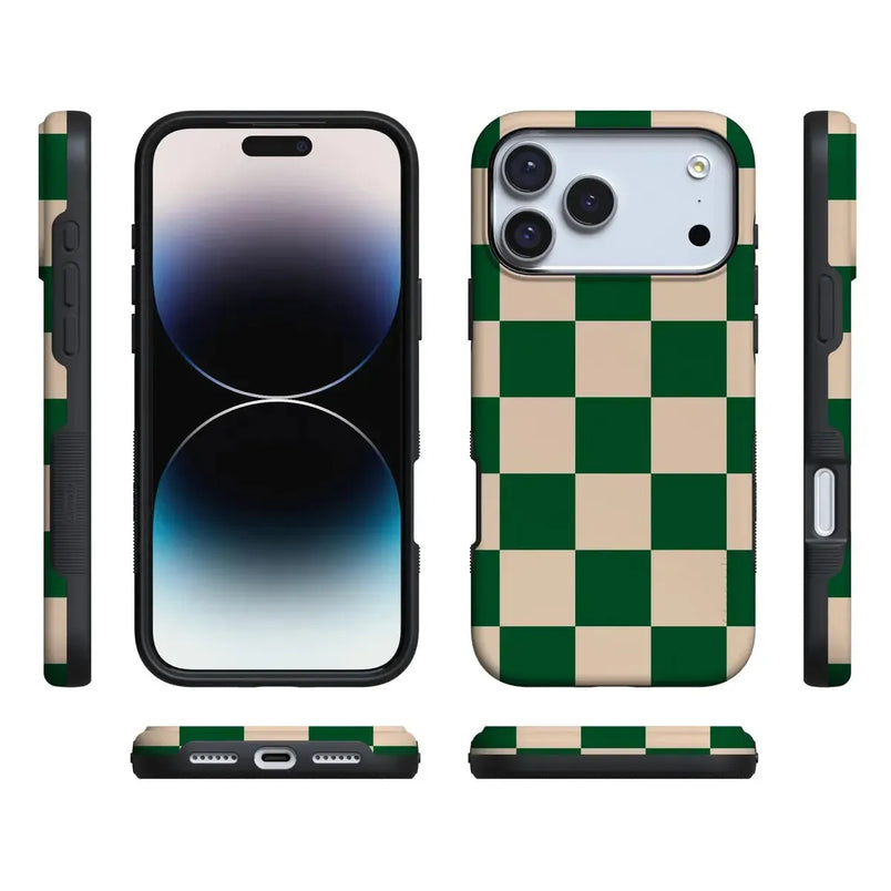 Fit Check | Green Checkerboard Case