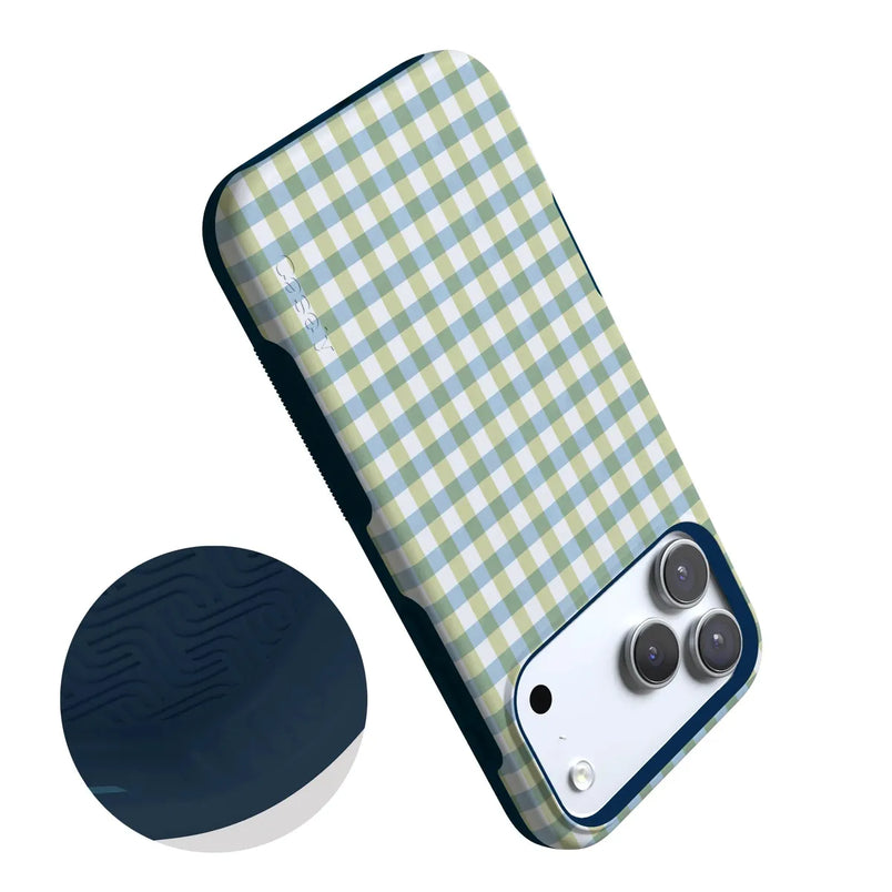 Pastel Picnic | Blue & Green Gingham Case