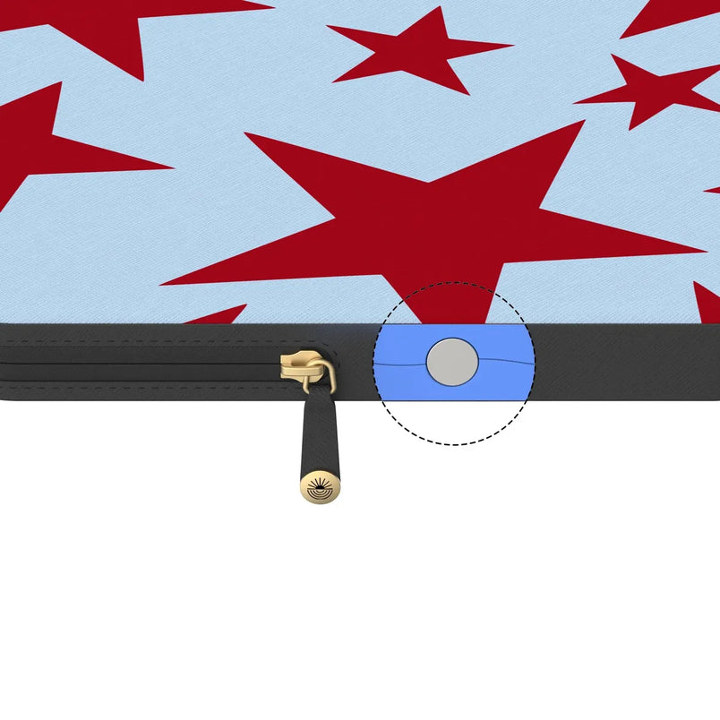 Stars Align | Blue & Red Stars Laptop Case