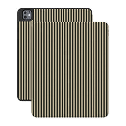 Stripes and the City | Black Pinstripes iPad Case