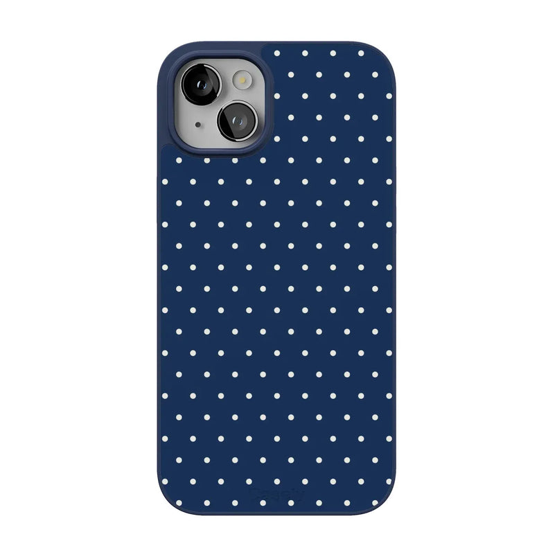 On the Dot | Navy Polka Dot Case