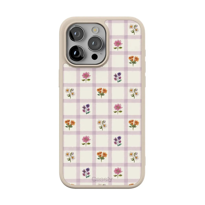 Meadow Check | Floral Gingham Case