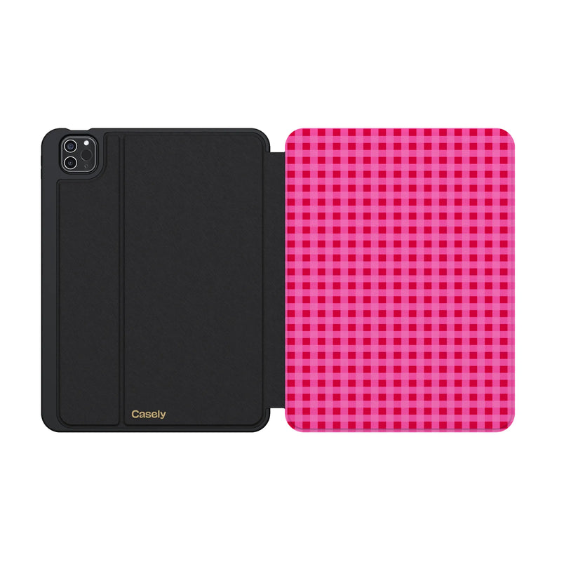 Sweet Jam | Hot Pink Gingham iPad Case