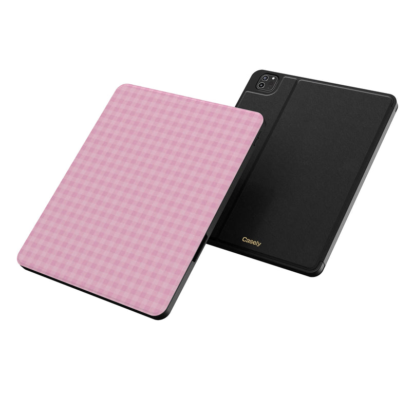 Sweet Jam | Light Pink Gingham iPad Case