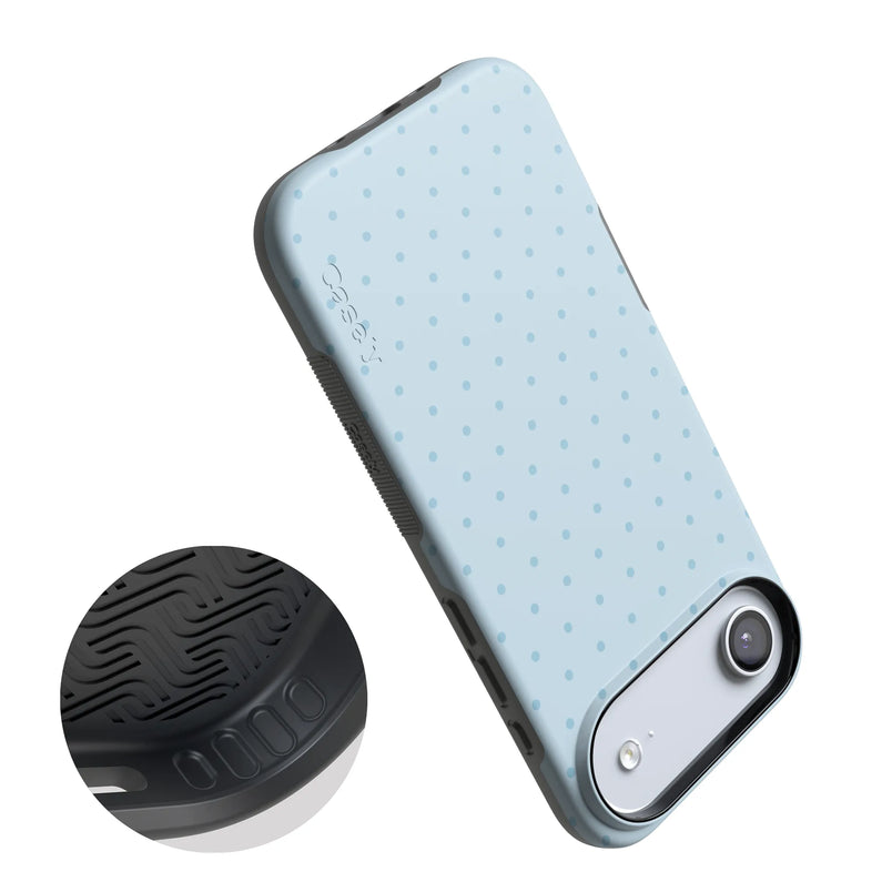 On the Dot | Blue Monochrome Polka Dot Case