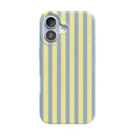 Coastline Stripes | Blue & Yellow Case - iPhone 16
