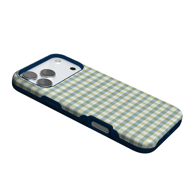 Pastel Picnic | Blue & Green Gingham Case