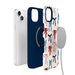 American Girlie | Red White & Blue Bows Case