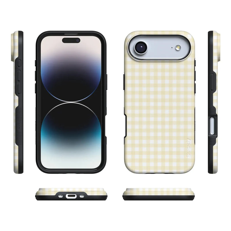 Pastel Picnic | Yellow Gingham Case