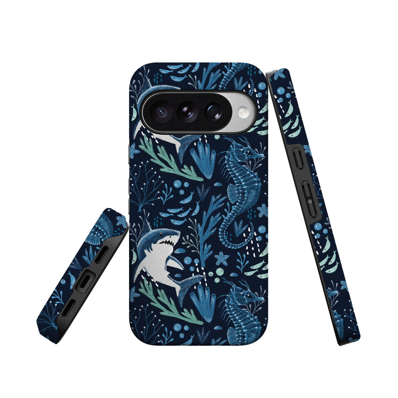 Midnight Reef | Shark Print Case