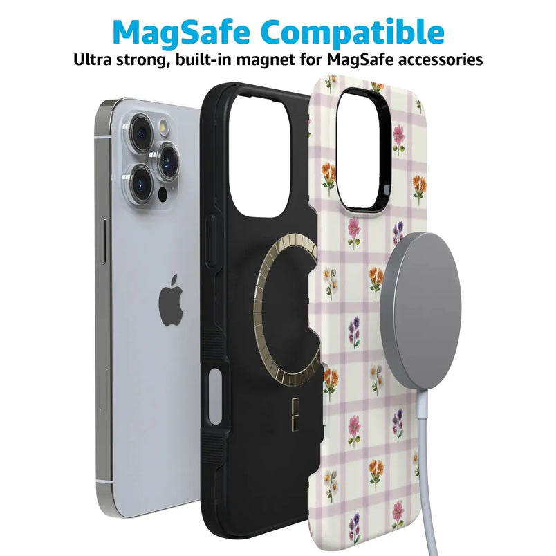 Meadow Check | Floral Gingham Case