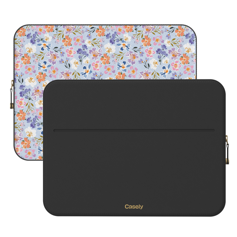 Poppy Meadows | Pastel Floral Laptop Case
