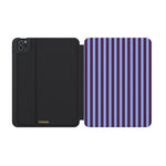Perfect Stripes | Purple & Blue Stripes iPad Case