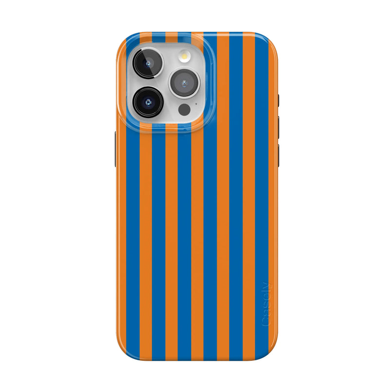 Go New York | Blue & Orange Stripes Case - iPhone 13 Pro