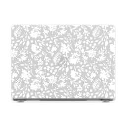 In the Grove | White Moody Monochrome Laptop Shell - 16