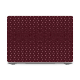 On the Dot | Burgundy Polka Dot Laptop Shell