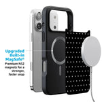 On the Dot | Black Polka Dot Case