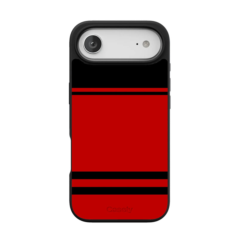 Go Canes | Black & Red Striped Case - iPhone 17 Air