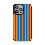 Go New York | Blue & Orange Stripes Case - iPhone 15 Pro