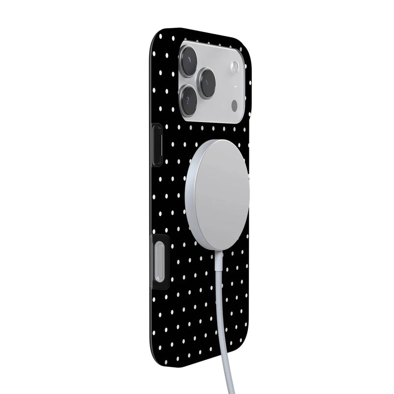 On the Dot | Black Polka Dot Case