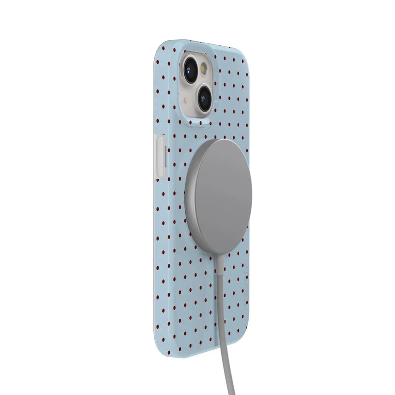 On the Dot | Blue Polka Dot Case