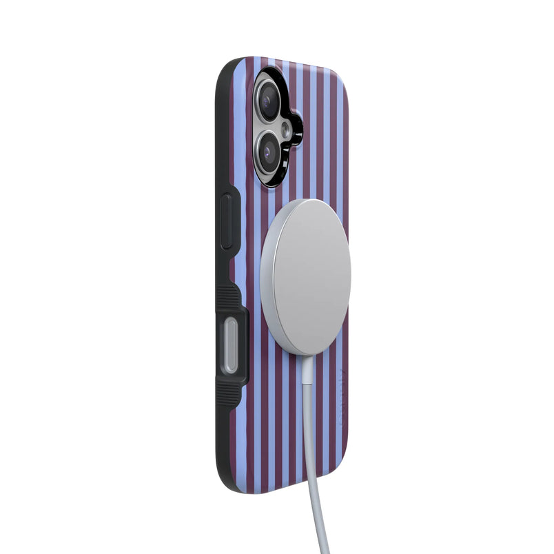 Perfect Stripes | Purple & Blue Stripes Case