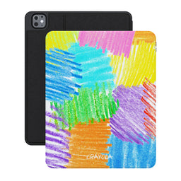 Scribble Me That | Crayola Rainbow Pencil iPad Case - iPad Pro 13